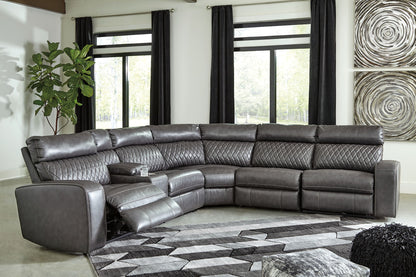 Samperstone - Power Reclining Sectional by Ashley – view 19