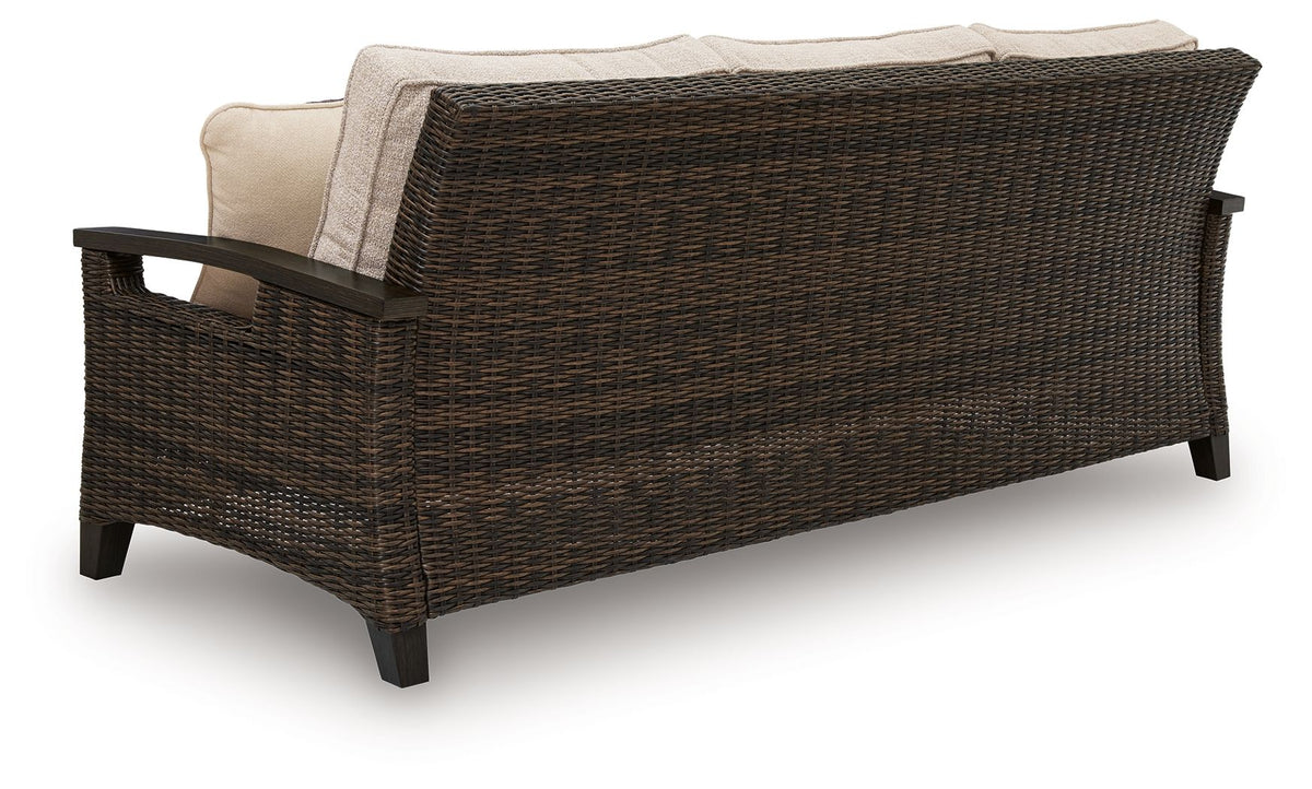 Monterey Point - Sofa With Cushion - Dark Brown by Ashley – view 4