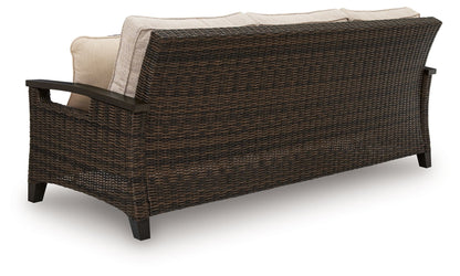 Monterey Point - Sofa With Cushion - Dark Brown by Ashley – view 4