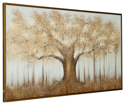 Dalewick - Wall Art - Brown / Gray / Gold Finish by Ashley – view 4