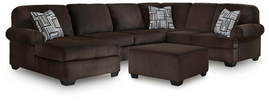 Kimlee - Sectional And Ottoman Set – 2 Piece Living Room Sets