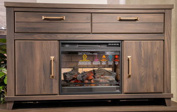 Brazen Valley - TV Stand With Fireplace Option by Ashley – view 2