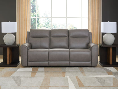 5Z-Comfort - Relaxation - Power Reclining Sofa With Adj Headrest by Ashley – view 8