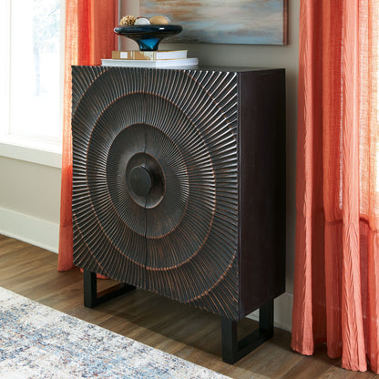 Fosterman - Accent Cabinet - Distressed Black by Ashley – view 4