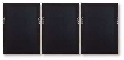 Honslow - Wall Art Set (Set of 3) - Brown / Black / White by Ashley – view 4