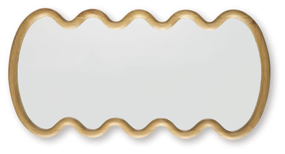 Serendis - Accent Mirror - Brown by Ashley – view 4