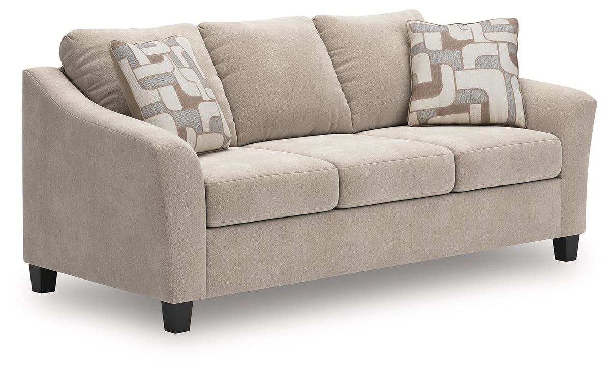 Willarae - Sofa - Taupe – Stationary Sofas