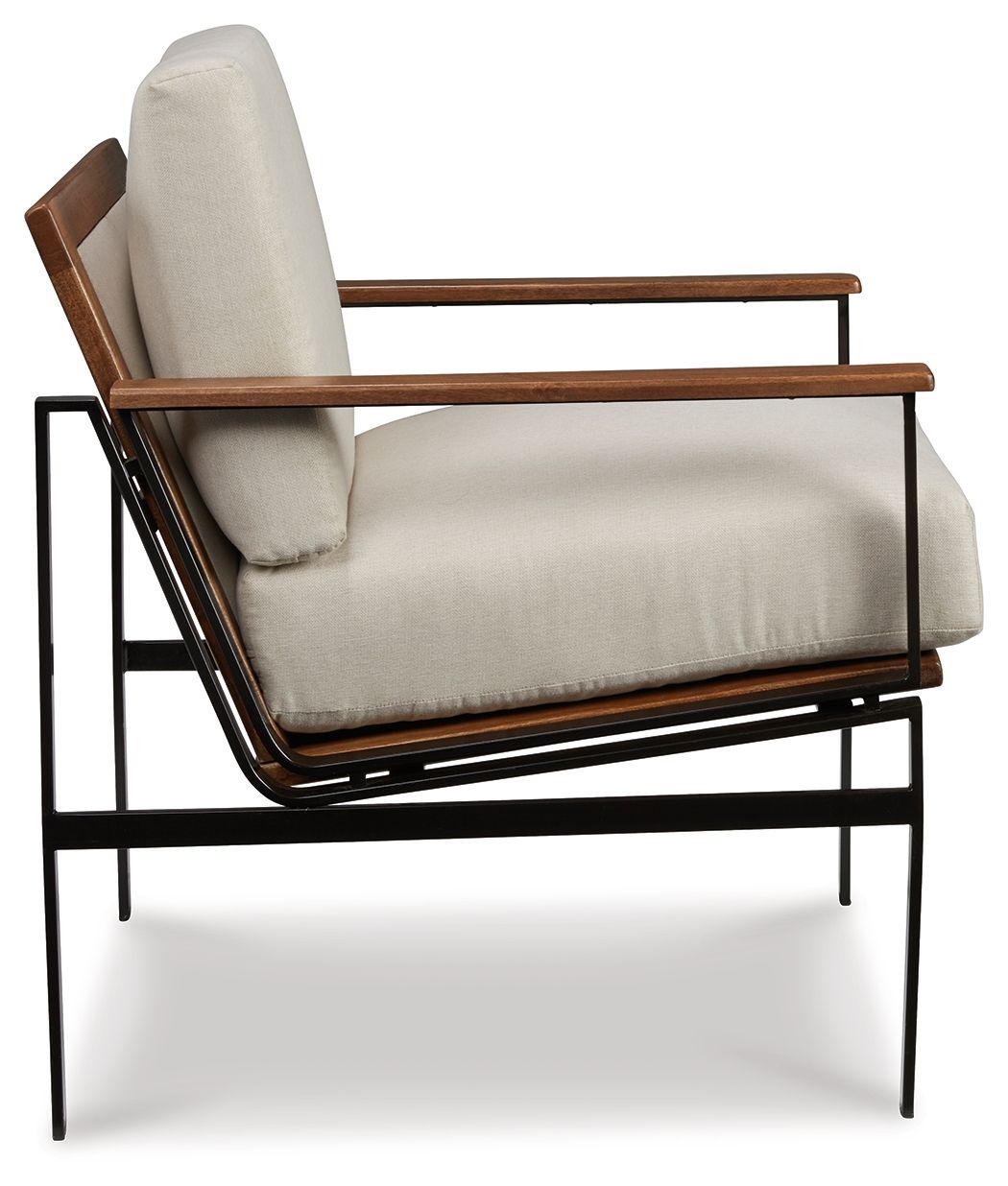 Tilden - Accent Chair - Ivory / Brown by Ashley – view 4