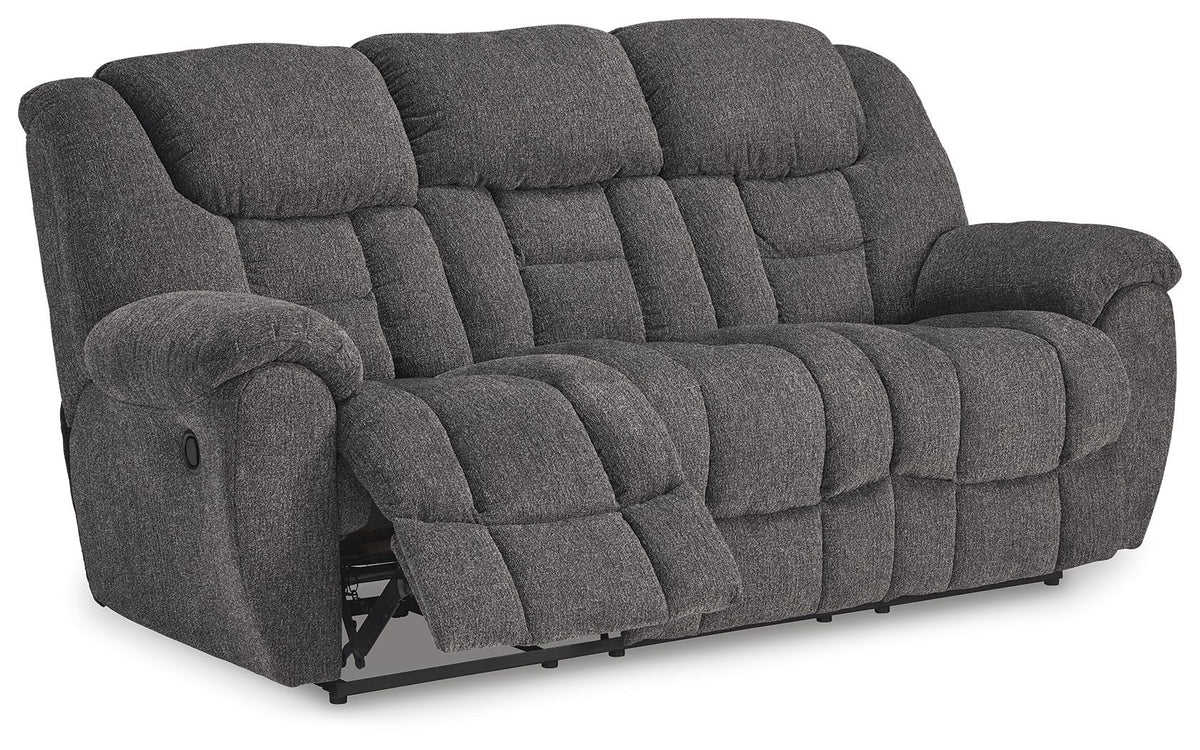 Foreside - Reclining Sofa - Charcoal by Ashley – view 4