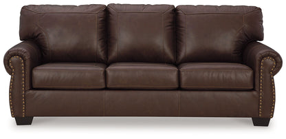 Colleton - Sofa - Dark Brown by Ashley – Stationary Sofas