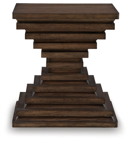 Hannodream - Square End Table - Warm Brown by Ashley – view 4