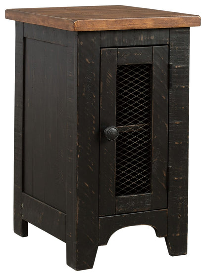 Valebeck - Chair Side End Table - Black / Brown by Ashley – Chair Side Tables