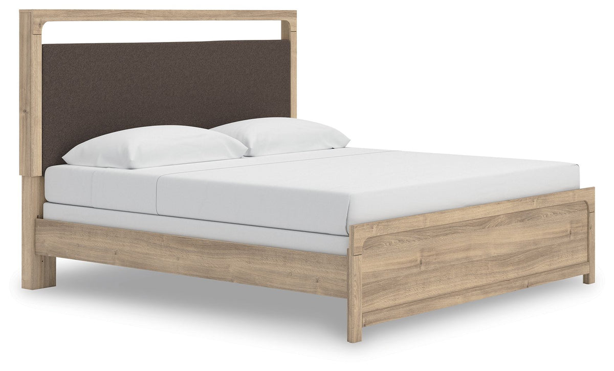 Kinlanni - Upholstered Panel Bed by Ashley – Panel Beds