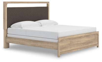 Kinlanni - Upholstered Panel Bed by Ashley – Panel Beds
