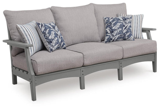 Cove Beach - Sofa With Cushion - Gray by Ashley – Sofas