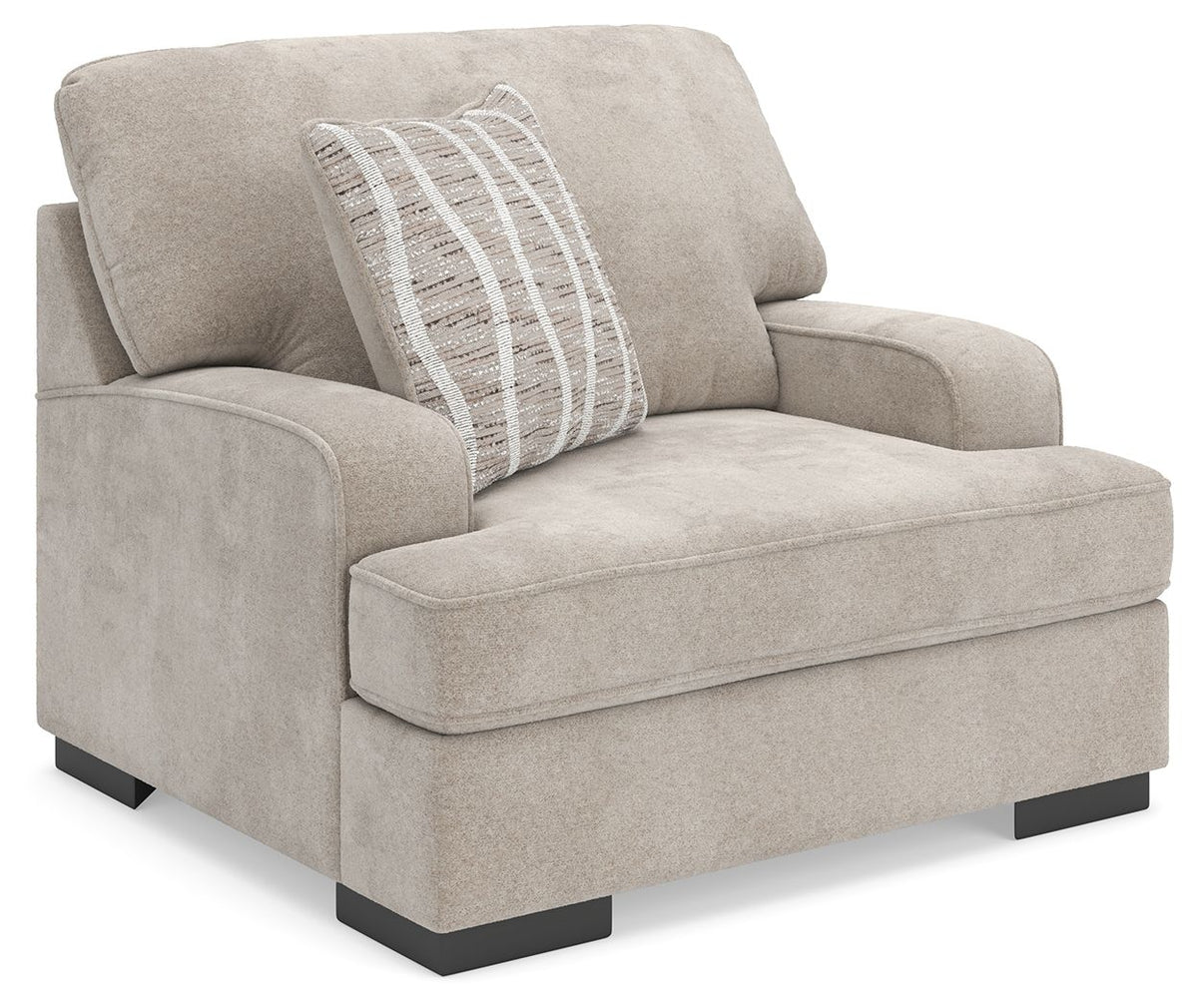 High Profile - Chair and a Half - Taupe – Arm Chairs