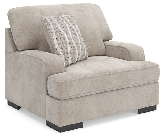 High Profile - Chair and a Half - Taupe – Arm Chairs