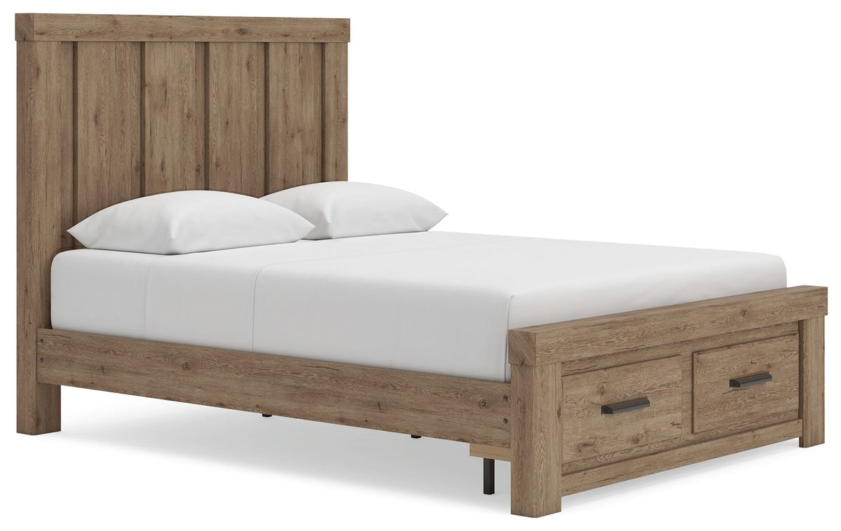 Oliandon - Panel Storage Bed by Ashley – Storage Beds