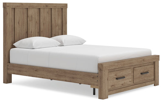 Oliandon - Panel Storage Bed by Ashley – Storage Beds