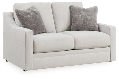 Maitelynn - Loveseat - Chalk by Ashley – Stationary Loveseats