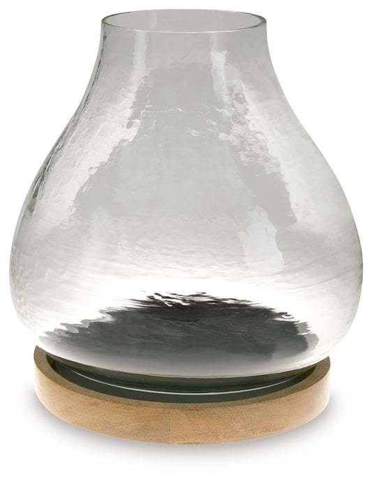 Adalisen - Candle Holder - Clear / Brown by Ashley – Candles & Holders