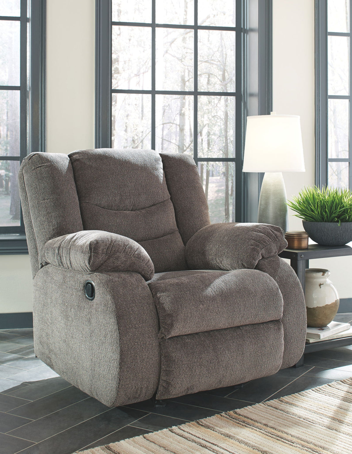 Tulen - Rocker Recliner - Gray by Ashley – view 4