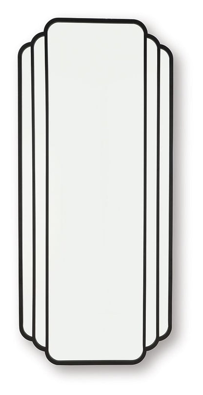 Antigone - Floor Mirror - Black by Ashley – Floor Mirrors