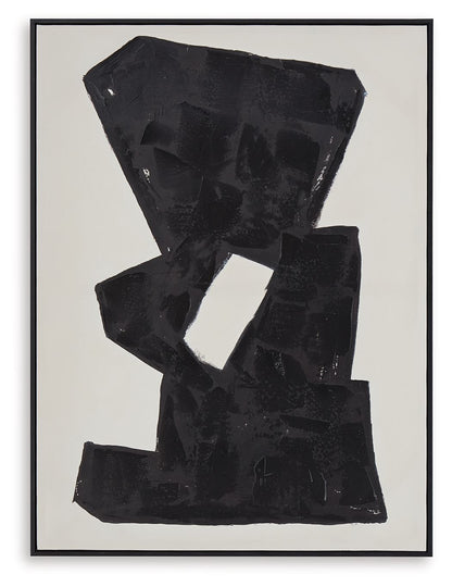 Garviery - Wall Art - Black / Cream by Ashley – view 4