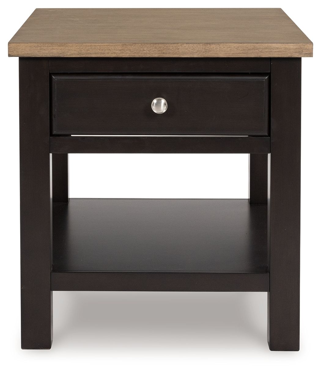 Drazmine - Rectangular End Table - Brown by Ashley – view 3