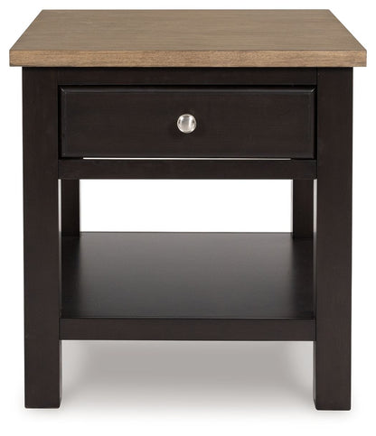 Drazmine - Rectangular End Table - Brown by Ashley – view 3