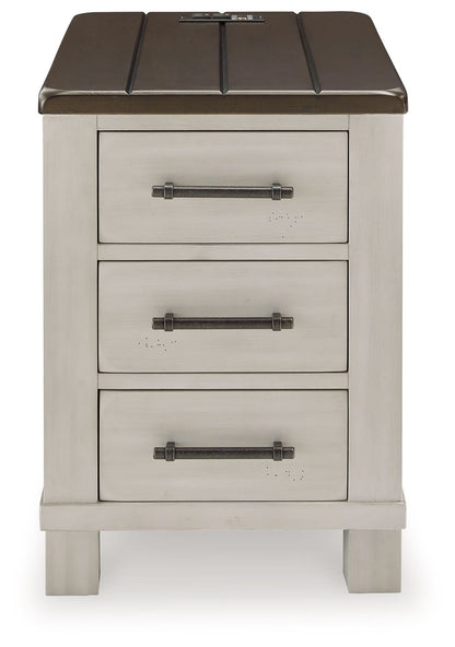 Darborn - Chair Side End Table - Gray / Brown by Ashley – view 4