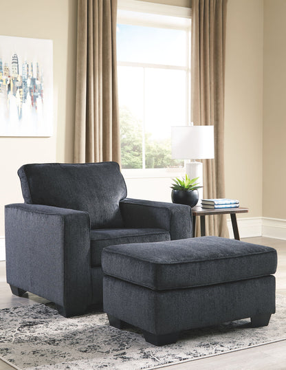 Altari - Living Room Set by Ashley – Stationary Chair & Ottoman