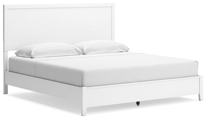 Binterglen - King Panel Bed - White – Panel Beds