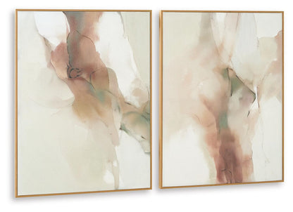 Brettwarth - Wall Art Set (Set of 2) - Green / Blue / Yellow by Ashley – view 4