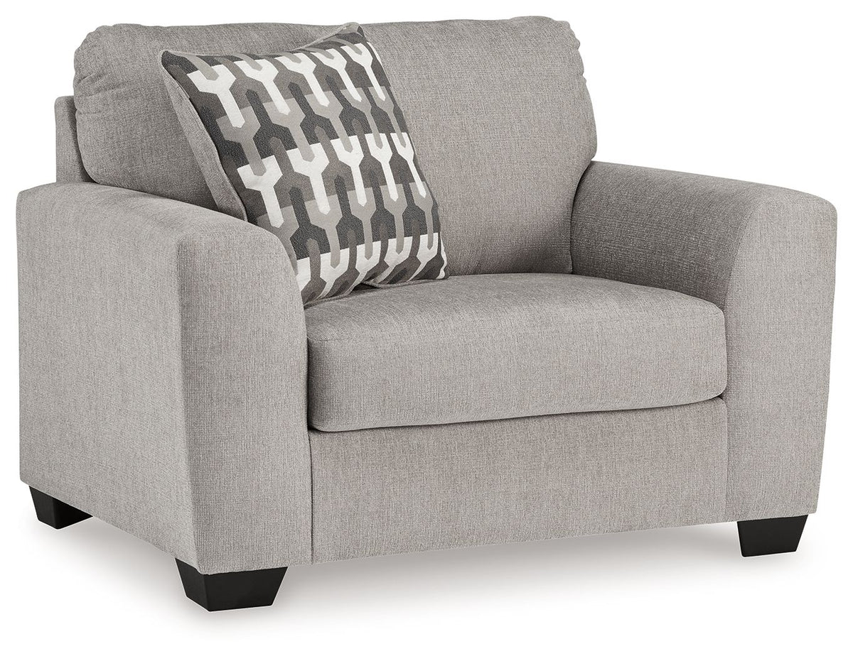 Avenal Park - Chair And A Half - Flannel by Ashley – Arm Chairs