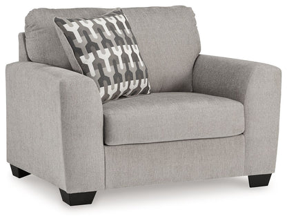 Avenal Park - Chair And A Half - Flannel by Ashley – Arm Chairs