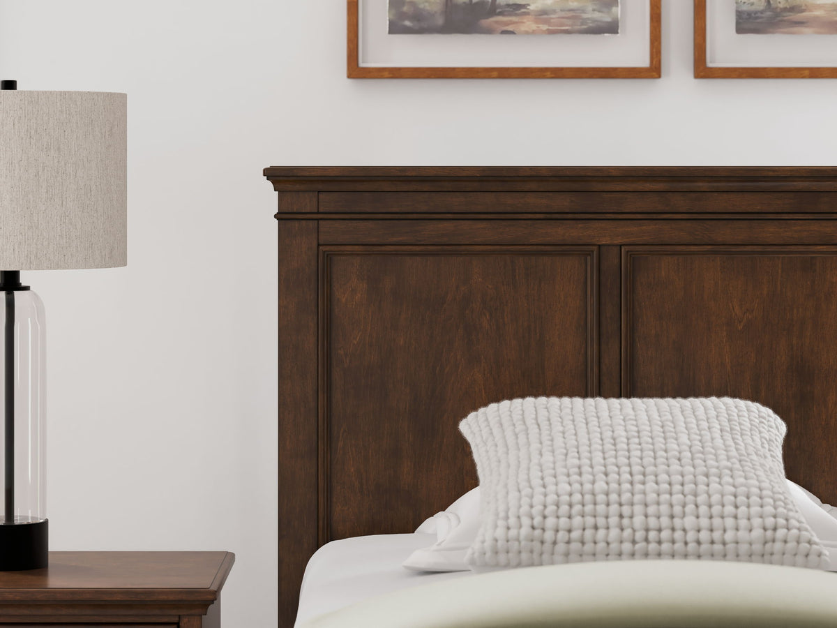 Danabrin - Twin Panel Headboard - Brown by Ashley – view 4