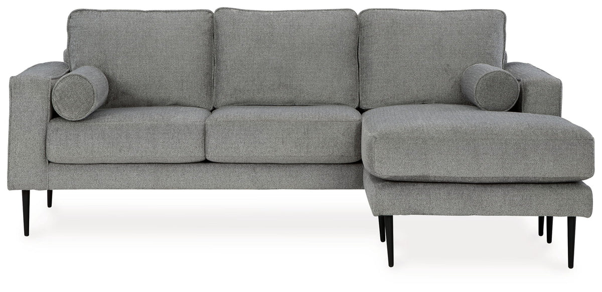 Hazela - 2 Pc. - Sofa Chaise, Loveseat - Charcoal by Ashley – view 4