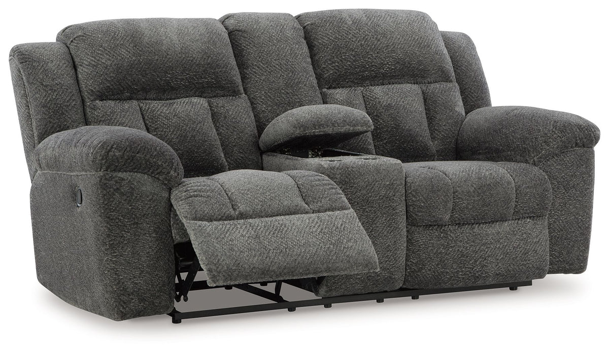 Frohn - Dbl Reclining Loveseat With Console by Ashley – view 8