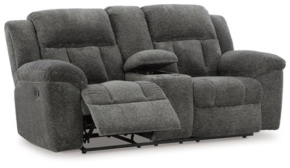 Frohn - Dbl Reclining Loveseat With Console by Ashley – view 8
