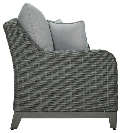 Elite Park - Loveseat With Cushion - Gray by Ashley – view 4