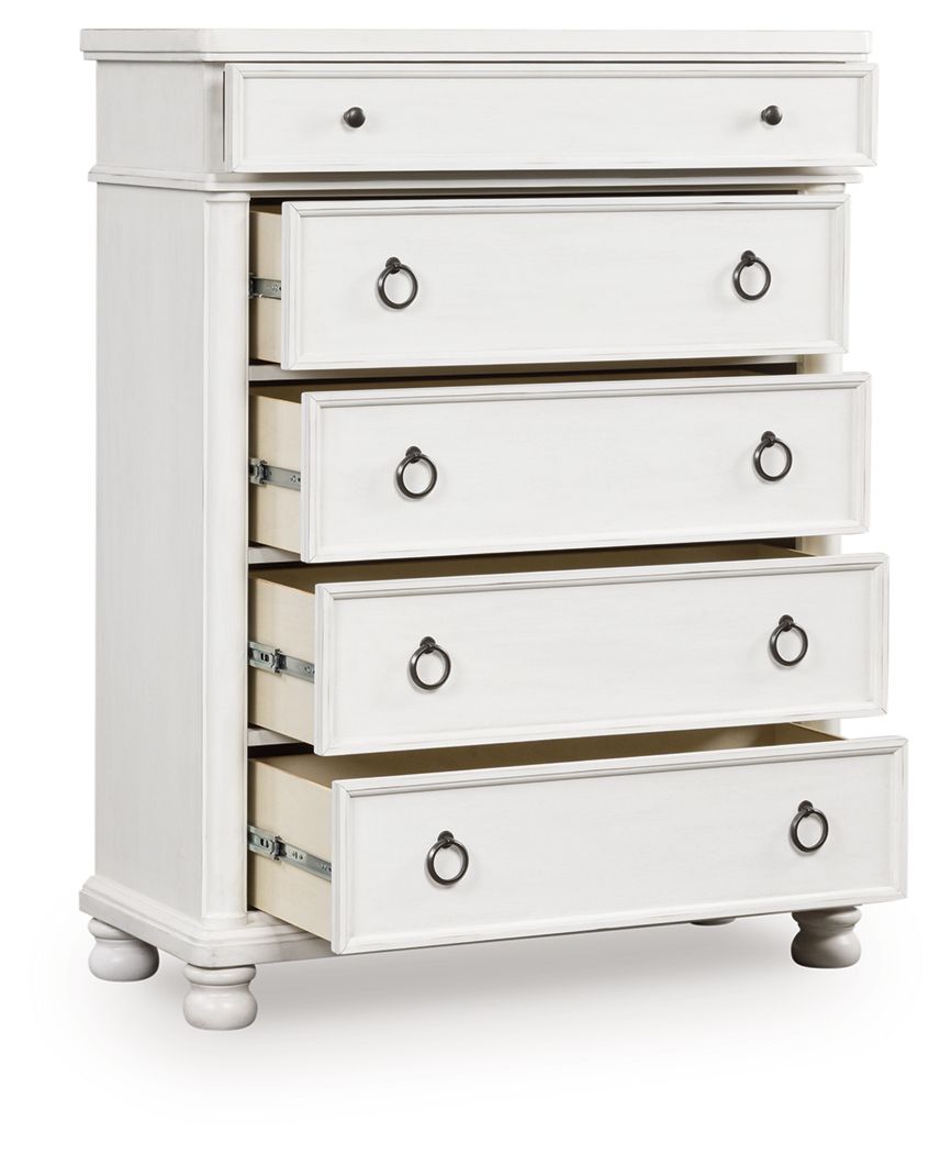 Rowlenstown - Five Drawer Chest by Ashley – view 8