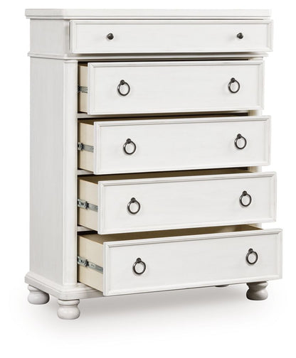 Rowlenstown - Five Drawer Chest by Ashley – view 8