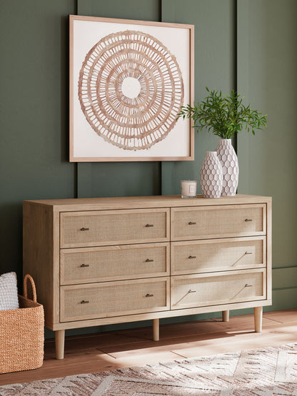 Cielden - Six Drawer Dresser - Two-Tone by Ashley – view 4