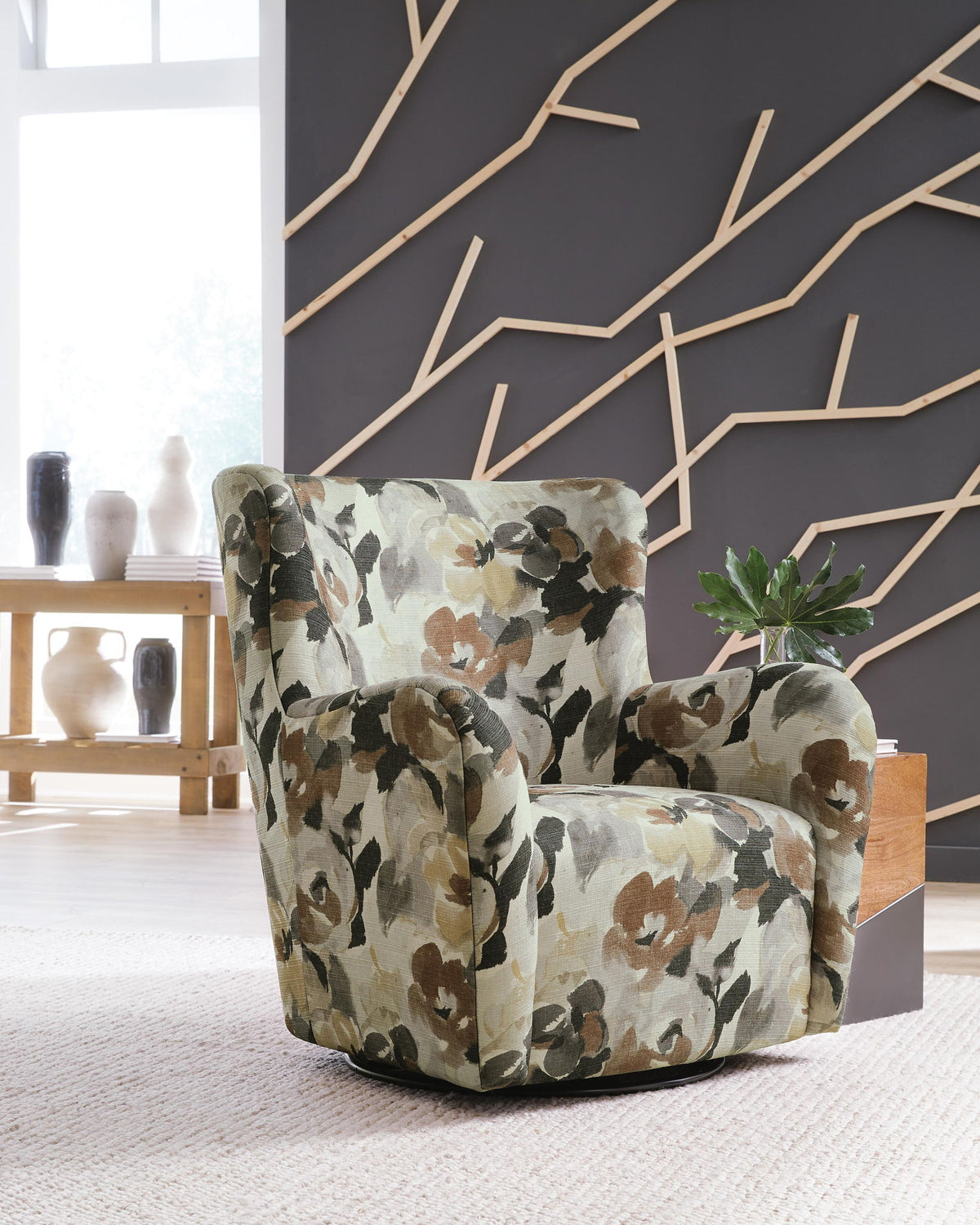 Rowenburg - Swivel Glider Accent Chair by Ashley – view 11