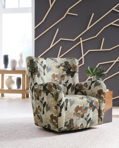 Rowenburg - Swivel Glider Accent Chair by Ashley – view 11