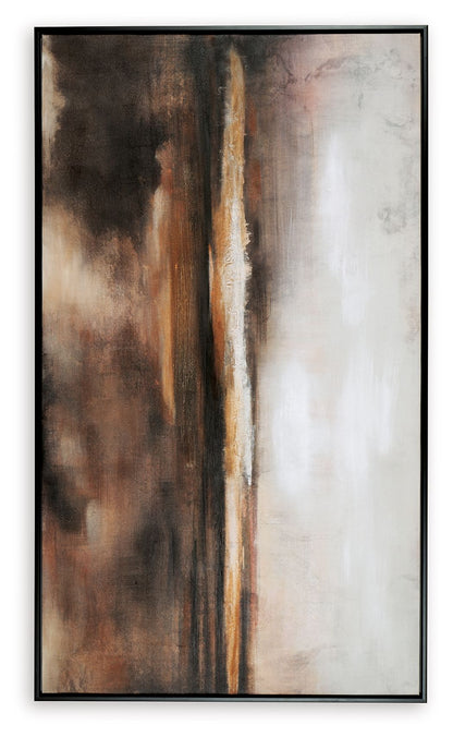 Drewland - Wall Art - Black / Brown / Orange by Ashley – view 4