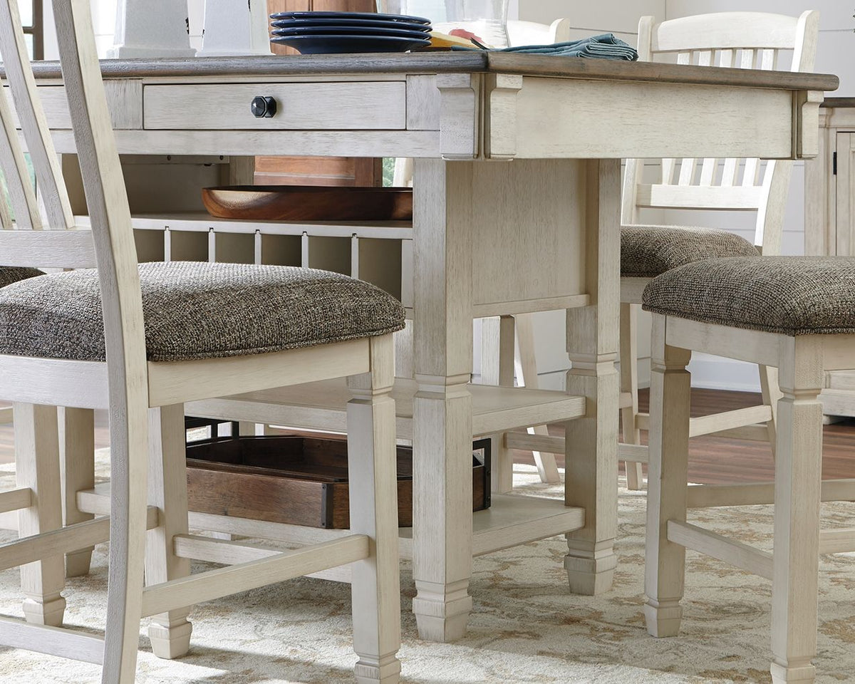Bolanburg - Rectangular Dining Room Counter Table - Beige by Ashley – view 4