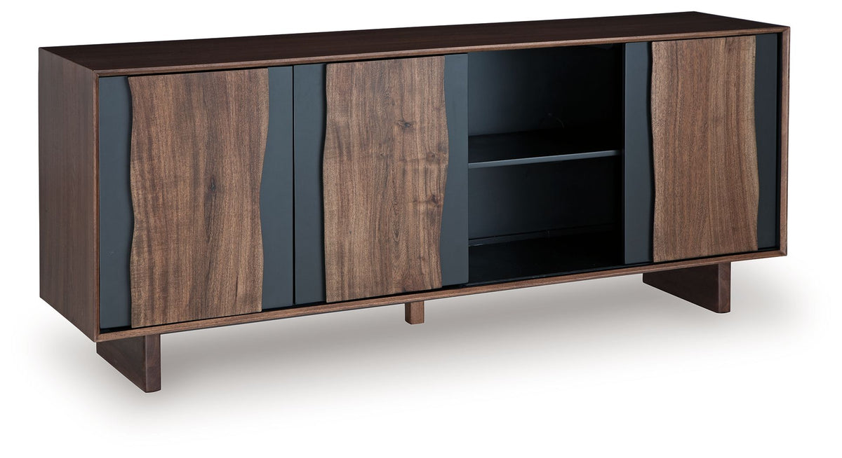 Welby - Accent Cabinet - Brown / Charcoal by Ashley – Accent Cabinets