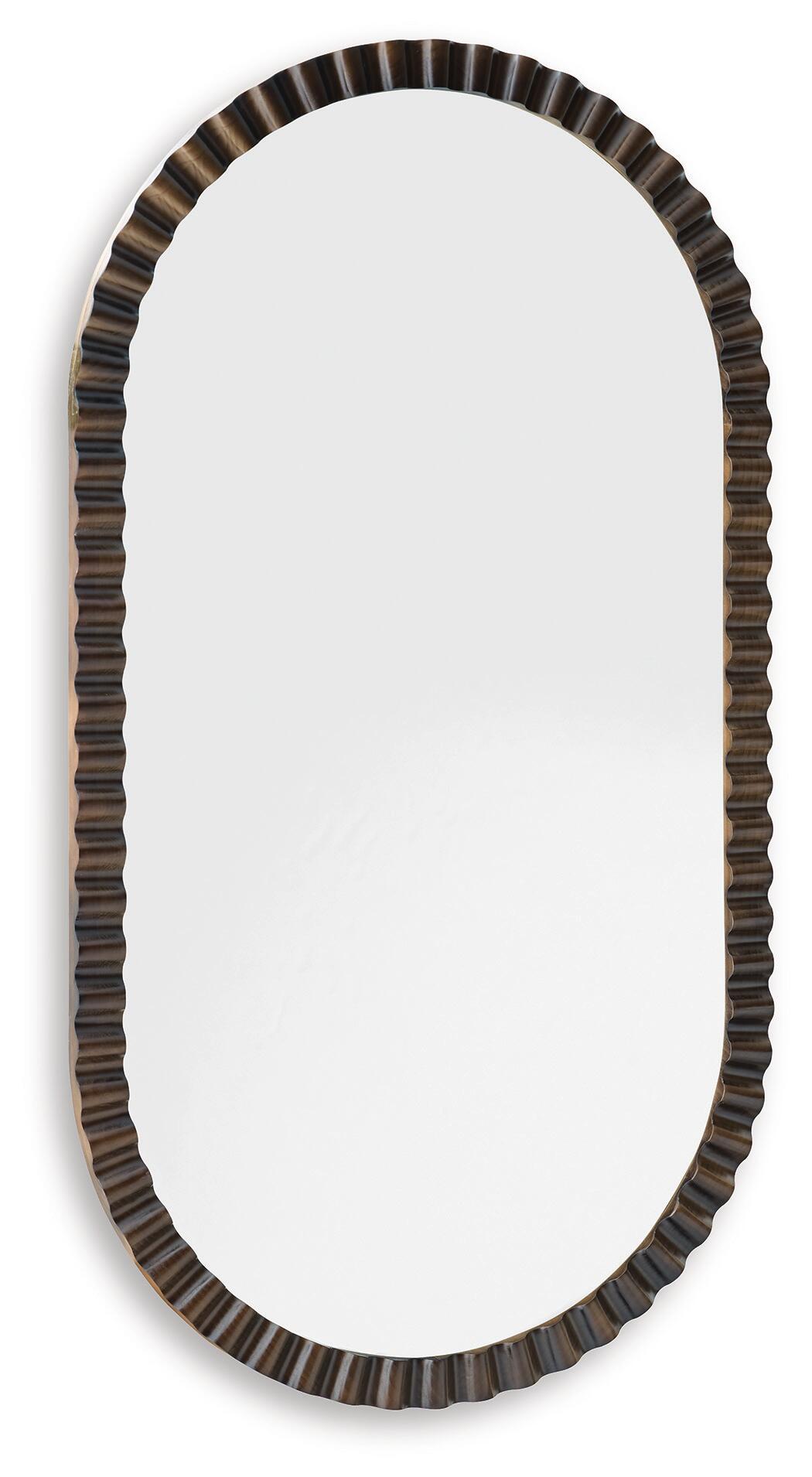 Clorington - Accent Mirror - Dark Brown by Ashley – view 4
